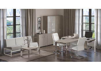 Кабинет руководителя ONIX DIRECT LUX (Столы на металлокаркасе) 